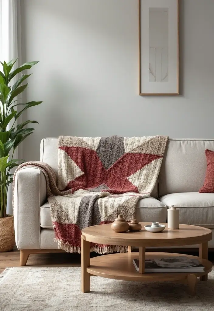 25 6 Day Star Blanket Crochet Projects to Brighten Your Home - 12. Geometric Pattern Star Blanket
