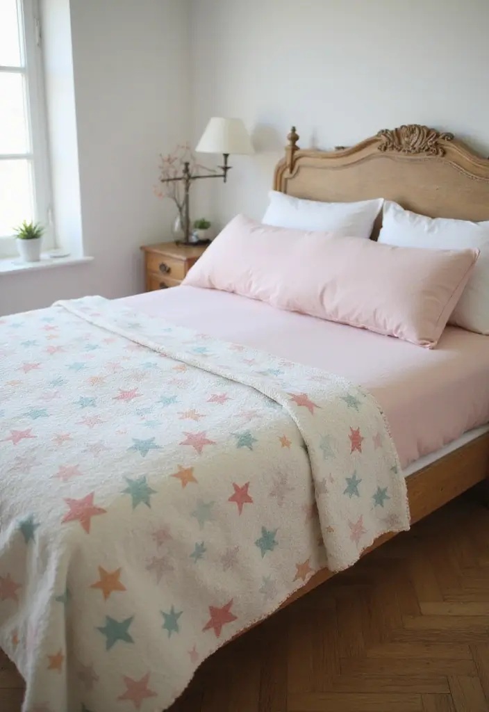 25 6 Day Star Blanket Crochet Projects to Brighten Your Home - 3. Pastel Dream Star Blanket