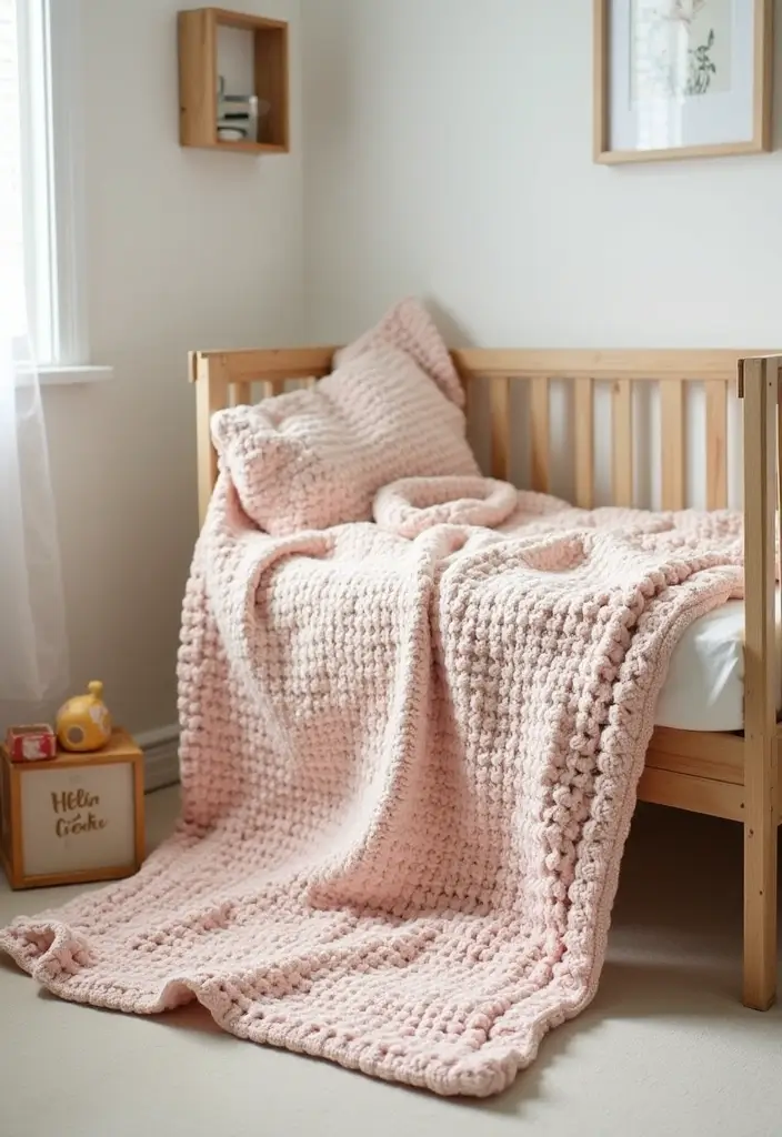 25 Adorable and Easy Crochet Baby Blanket Free Pattern Inspirations - 23. Charming Checkerboard