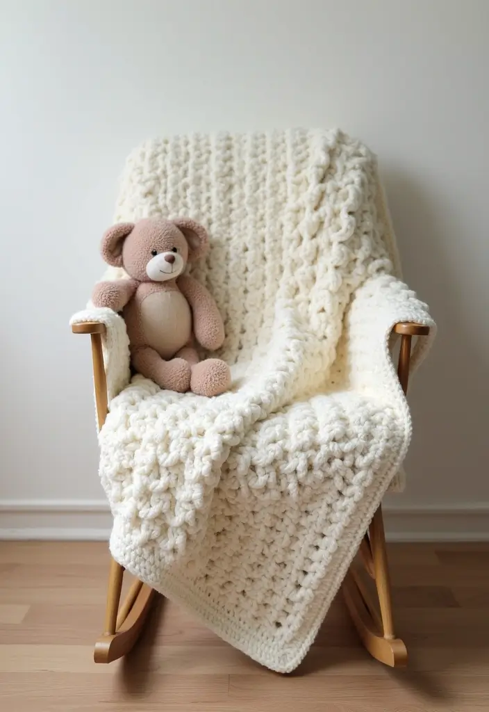 25 Adorable and Easy Crochet Baby Blanket Free Pattern Inspirations - 3. Cuddle Cloud Blanket