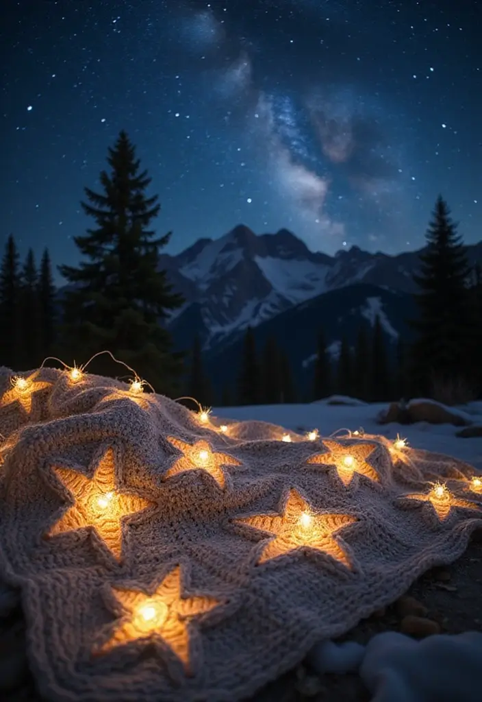25 Adorable and Easy Crochet Baby Blanket Free Pattern Inspirations - 5. Starry Night Blanket