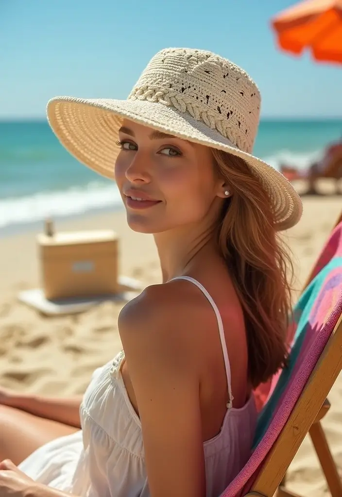 25 Crochet Bucket Hat Free Patterns: Trendy and Fun for Summer - 12. Multi-Purpose Sun Hat