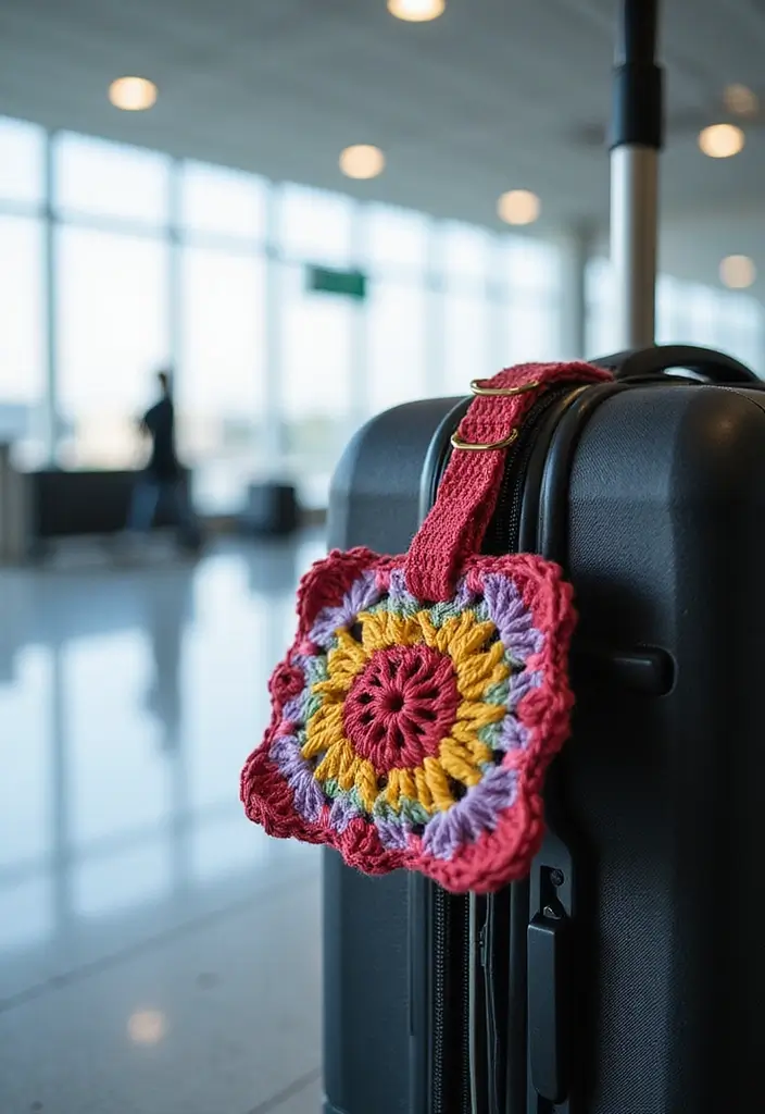 25 Easy Crochet Projects for Beginners: Fun and Relaxing Ideas - 19. Crochet Bag Tags