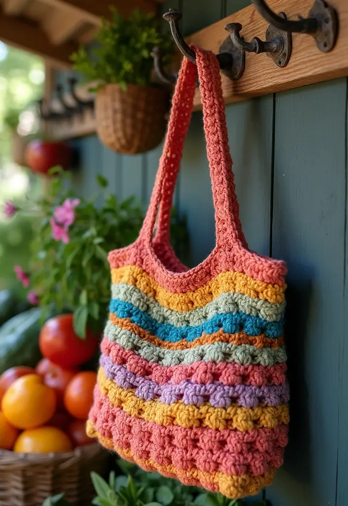 25 Easy Crochet Projects for Beginners: Fun and Relaxing Ideas - 2. Simple Tote Bags