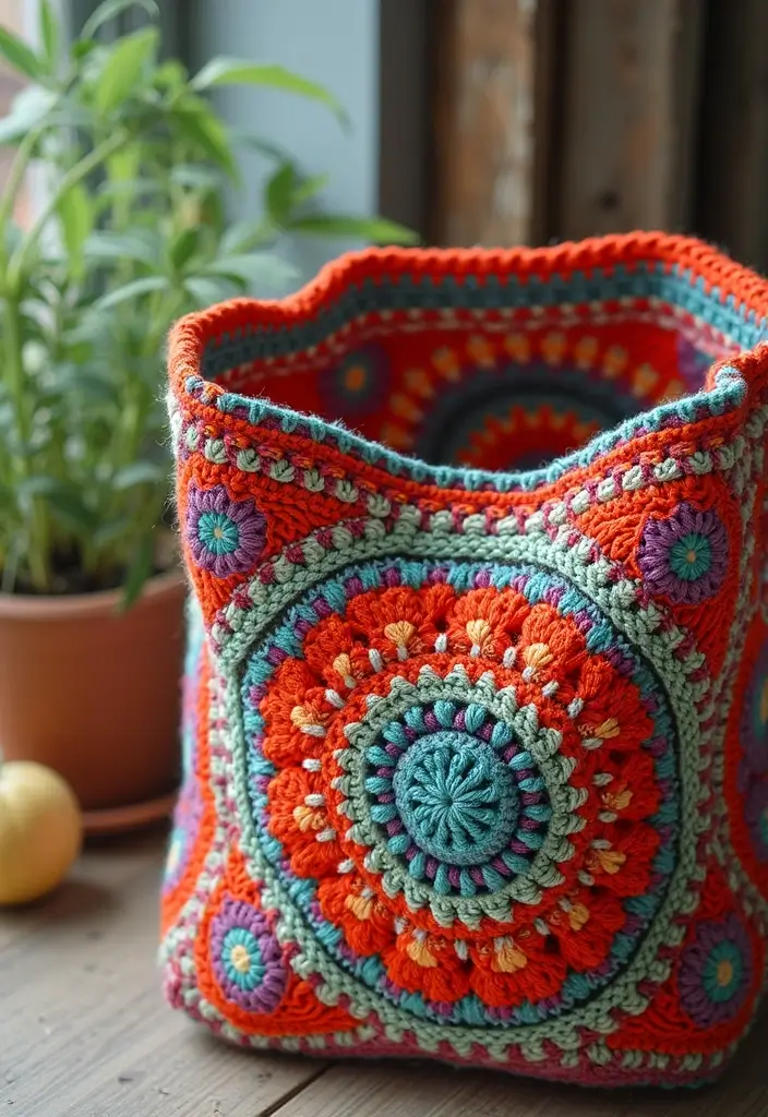 25 Easy Crochet Projects for Beginners: Fun and Relaxing Ideas - 24. Simple Bag Liners