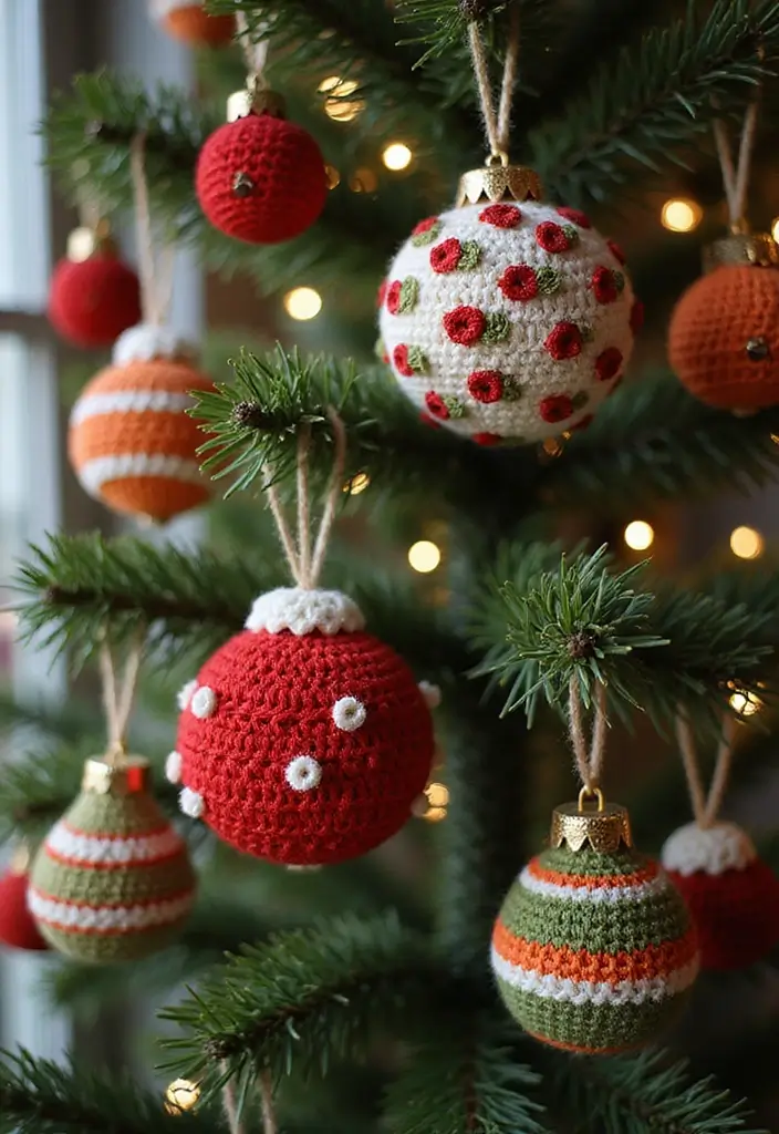 25 Easy Crochet Projects for Beginners: Fun and Relaxing Ideas - 25. Fun Holiday Ornaments