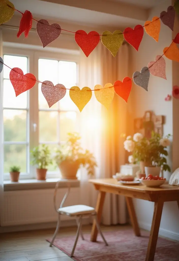 25 Quick and Easy Tutorials on How to Crochet a Heart - 5. Heart Banners