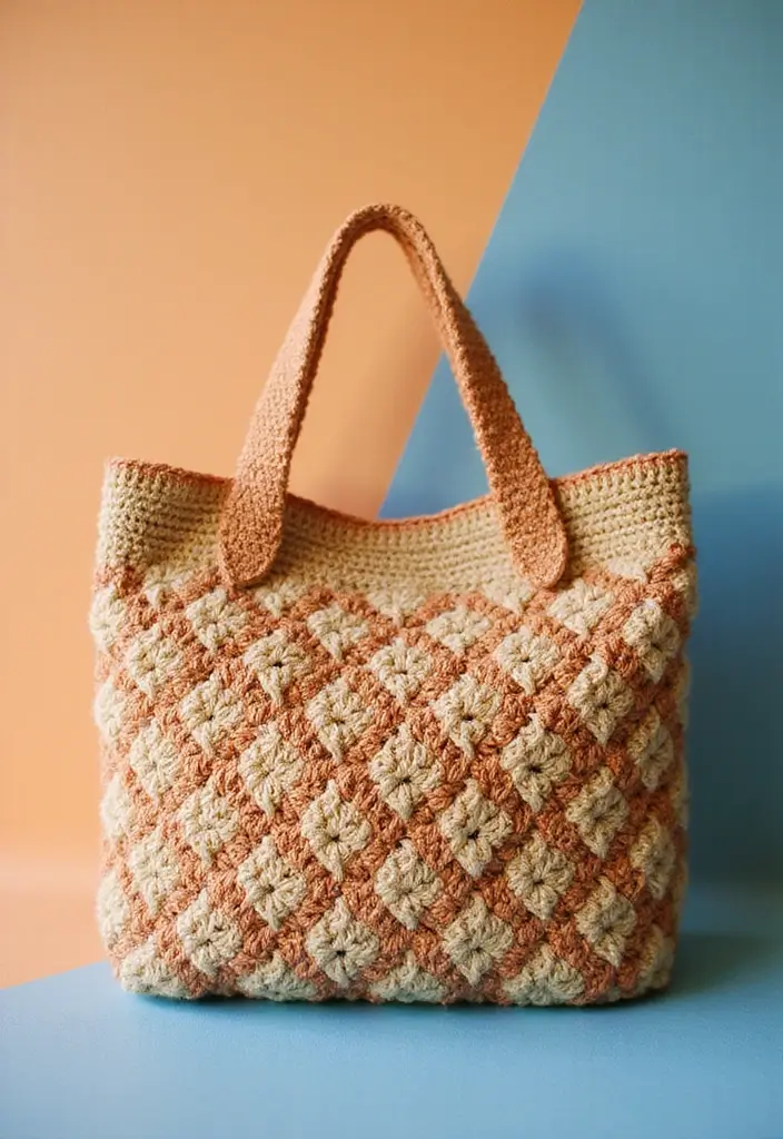 25 Tutoriels de Sacs en Crochet Simples pour Débutants Créatifs - 11. Sac à Rabat en Crochet