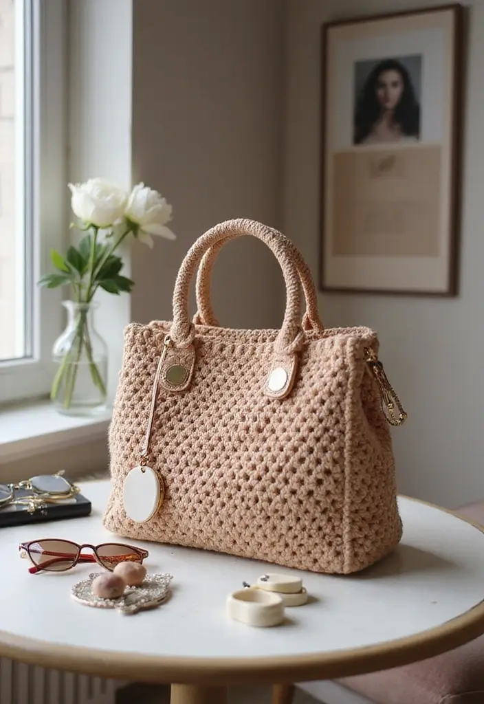 25 Tutoriels de Sacs en Crochet Simples pour Débutants Créatifs - 3. Mini Sac à Main