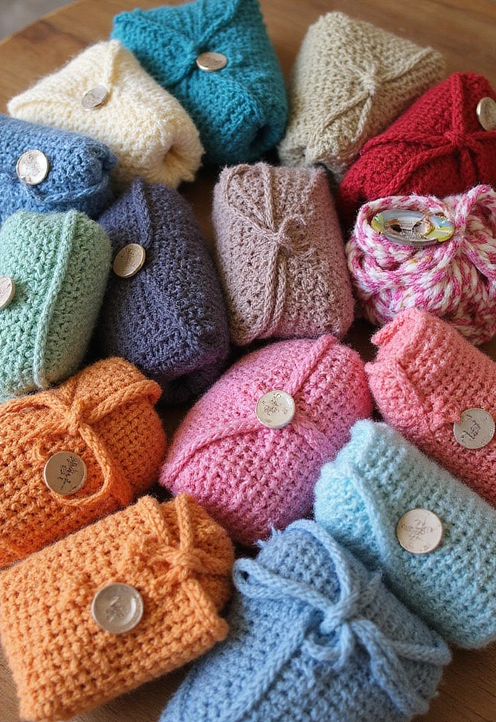 25 Tutoriels de Sacs en Crochet Simples pour Débutants Créatifs - 5. Pochettes à Crochets