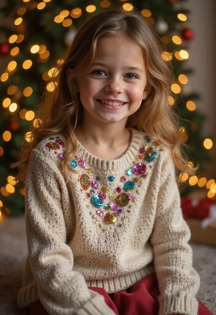 25 modèles de pull en crochet tendance à essayer cette année - 13. Pull en crochet en sequins