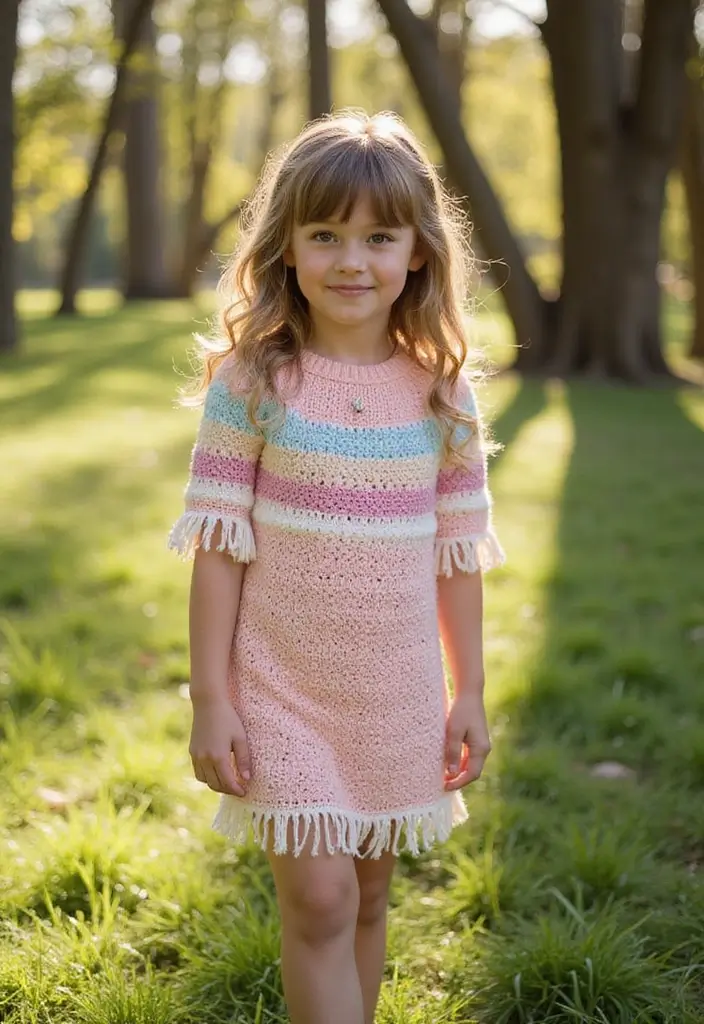 25 modèles de pull en crochet tendance à essayer cette année - 19. Pull en crochet avec franges