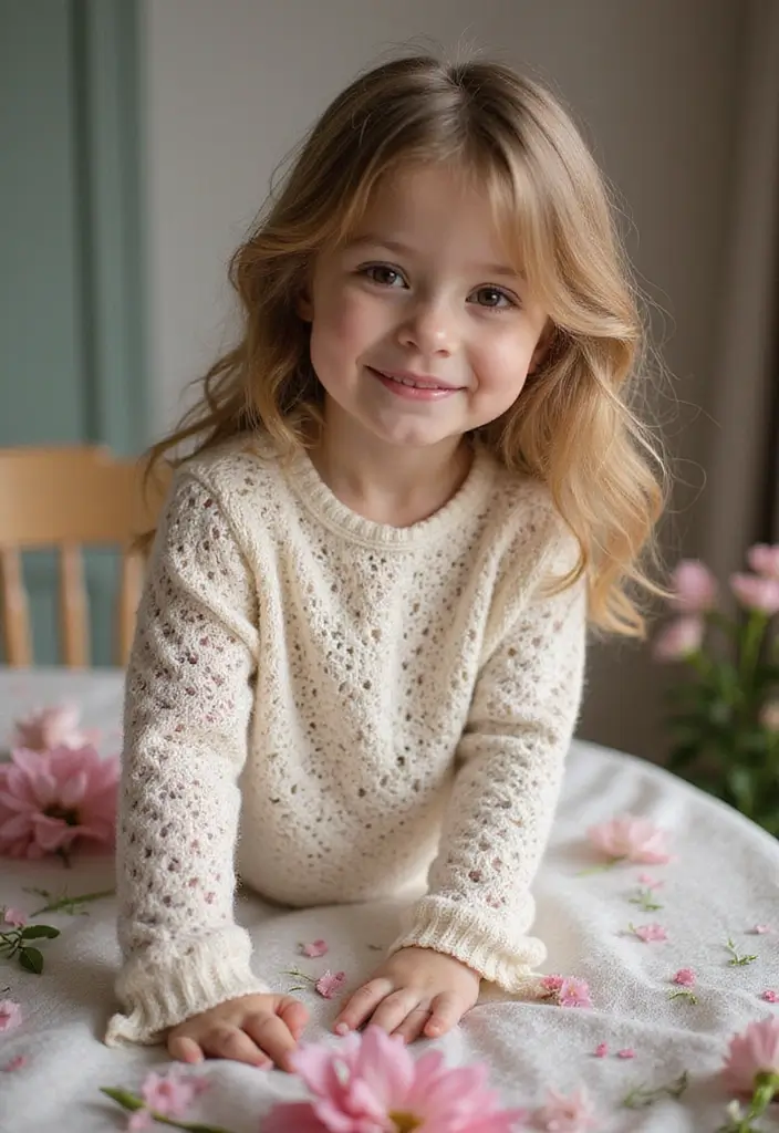 25 modèles de pull en crochet tendance à essayer cette année - 21. Pull en crochet avec détails dentelés