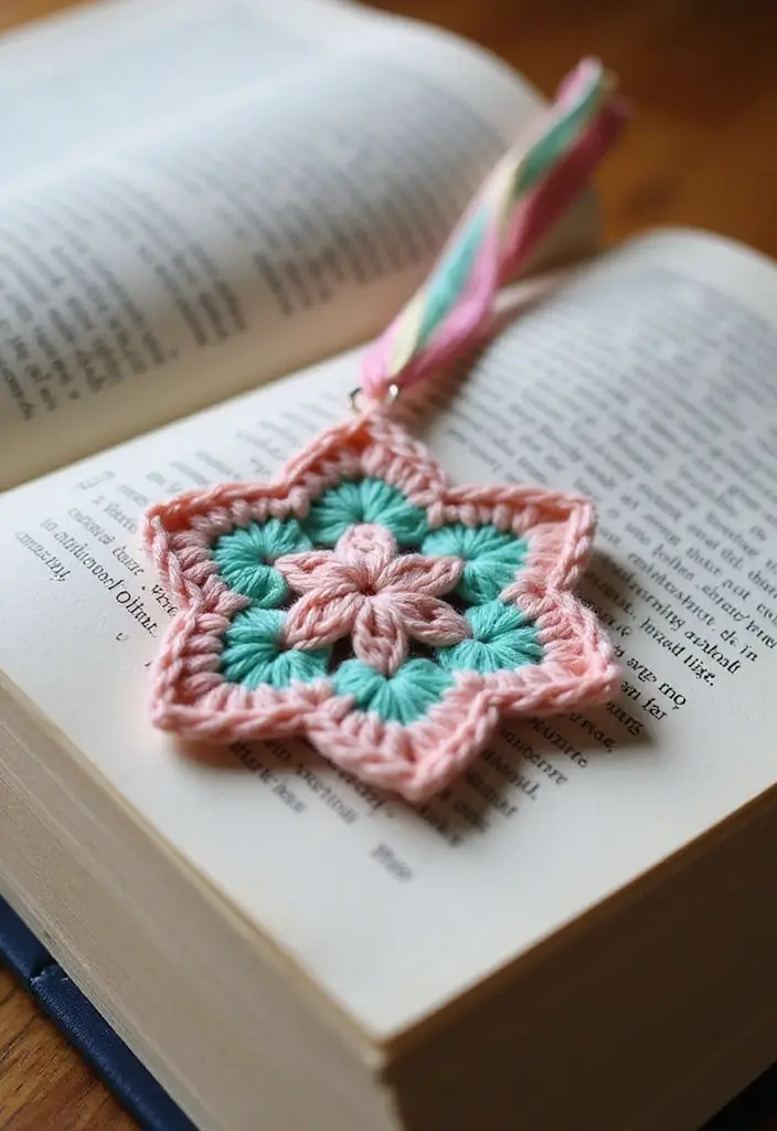 26 Charming Ideas on How to Crochet a Star Step-by-Step - 11. Star Bookmark