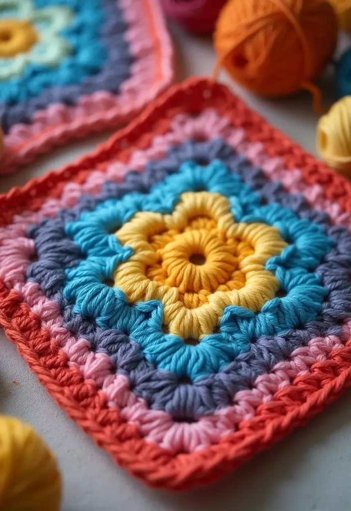 26 Creative Tutorials on How to Crochet a Granny Square for Beginners - 1. Classic Granny Square