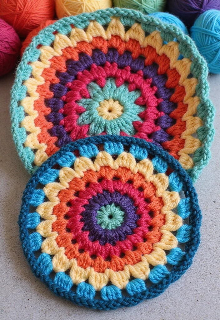 26 Creative Tutorials on How to Crochet a Granny Square for Beginners - 4. Circle to Square Granny Square