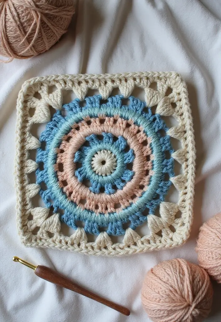 26 Creative Tutorials on How to Crochet a Granny Square for Beginners - 6. Textured Granny Square