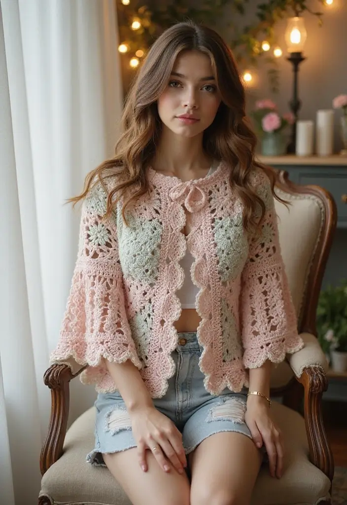 26 Crochet Doll Clothes Free Pattern Ideas for Tiny Fashionistas - 18. Charming Little Cape