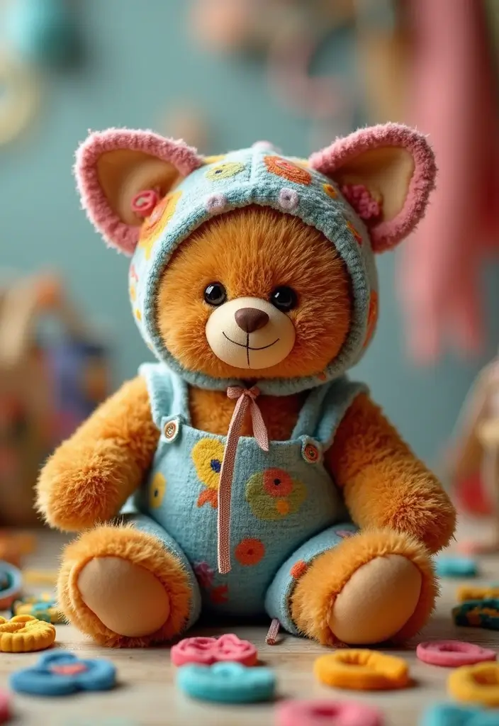 26 Crochet Teddy Bear Pattern Free Ideas for Handmade Gifts - 11. Animal Costume Bear