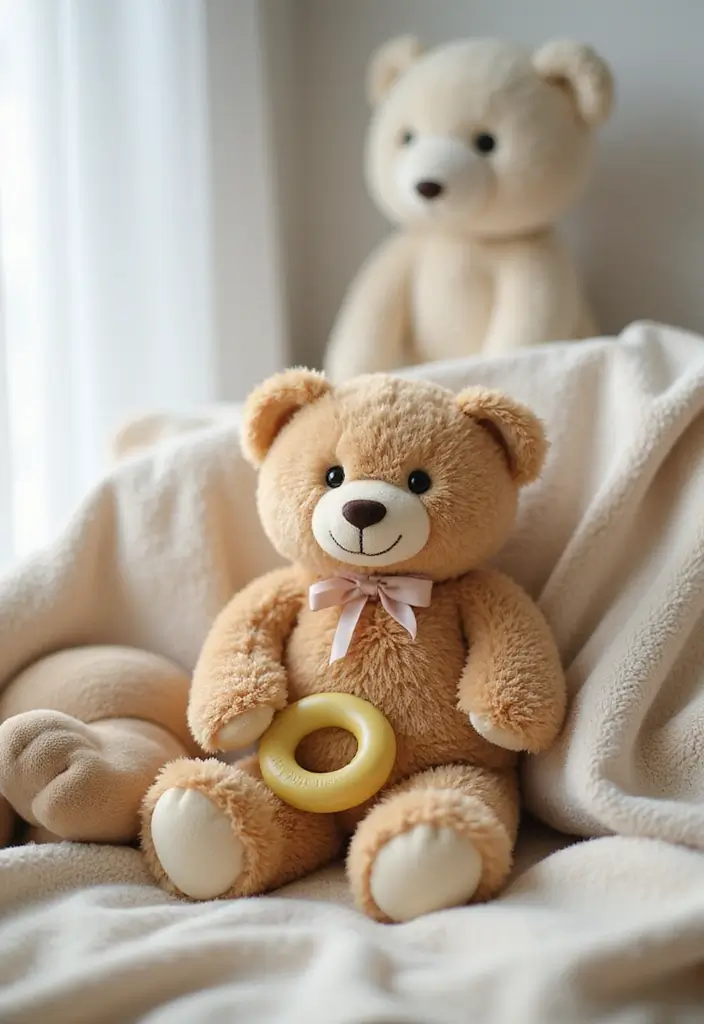 26 Crochet Teddy Bear Pattern Free Ideas for Handmade Gifts - 9. Teddy Bear Rattle