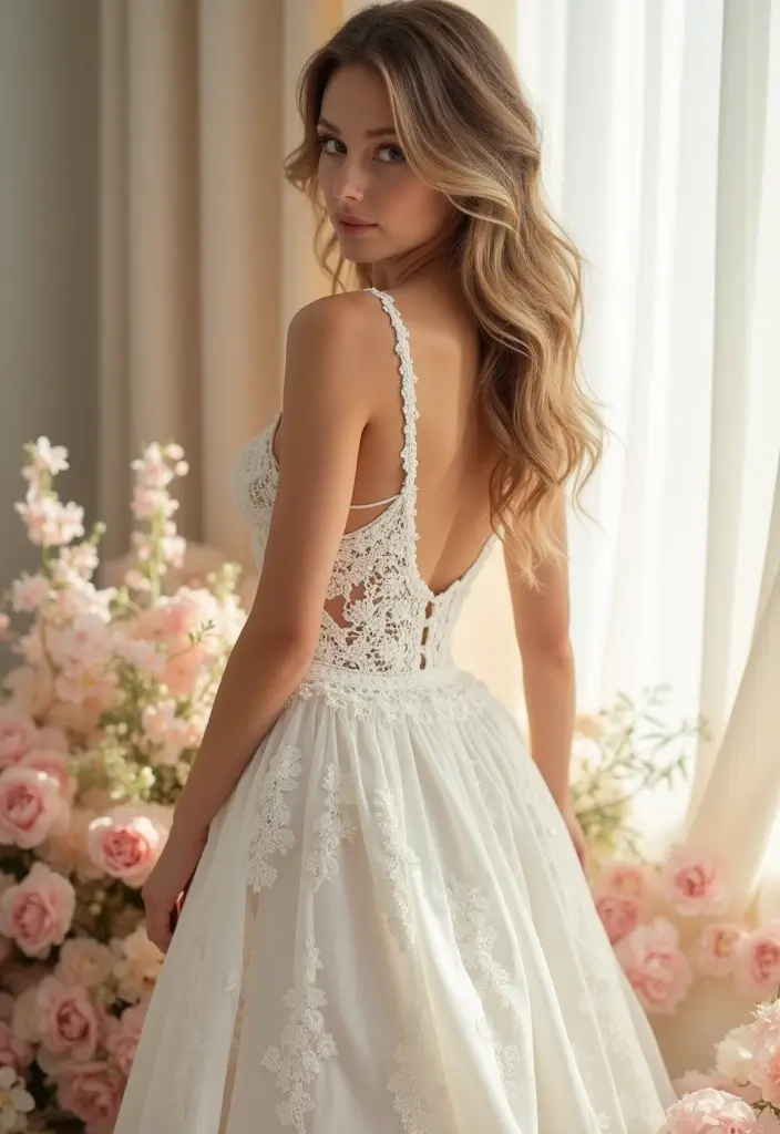 26 Modèles de Robes au Crochet Élégantes pour Toutes les Occasions - 1. La Robe Blanche Classique