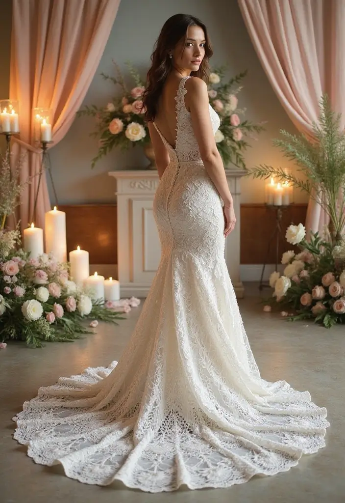 26 Modèles de Robes au Crochet Élégantes pour Toutes les Occasions - 2. La Robe de Mariée au Crochet