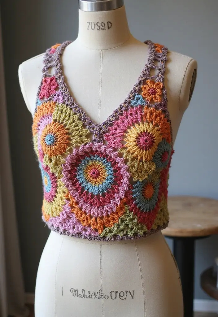 26 Step-by-Step Guides on How to Crochet for Beginners: Simple and Fun - 14. Crochet Summer Tops: Light and Breezy