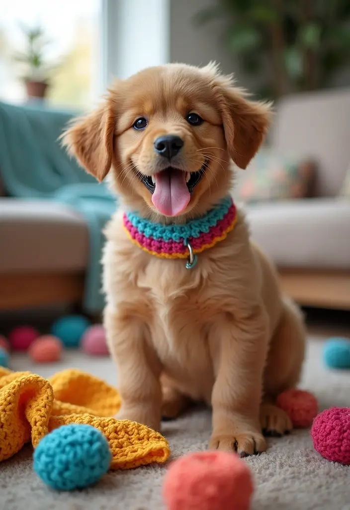 26 Step-by-Step Guides on How to Crochet for Beginners: Simple and Fun - 15. Crochet Pet Accessories: Crafting for Your Furry Friends