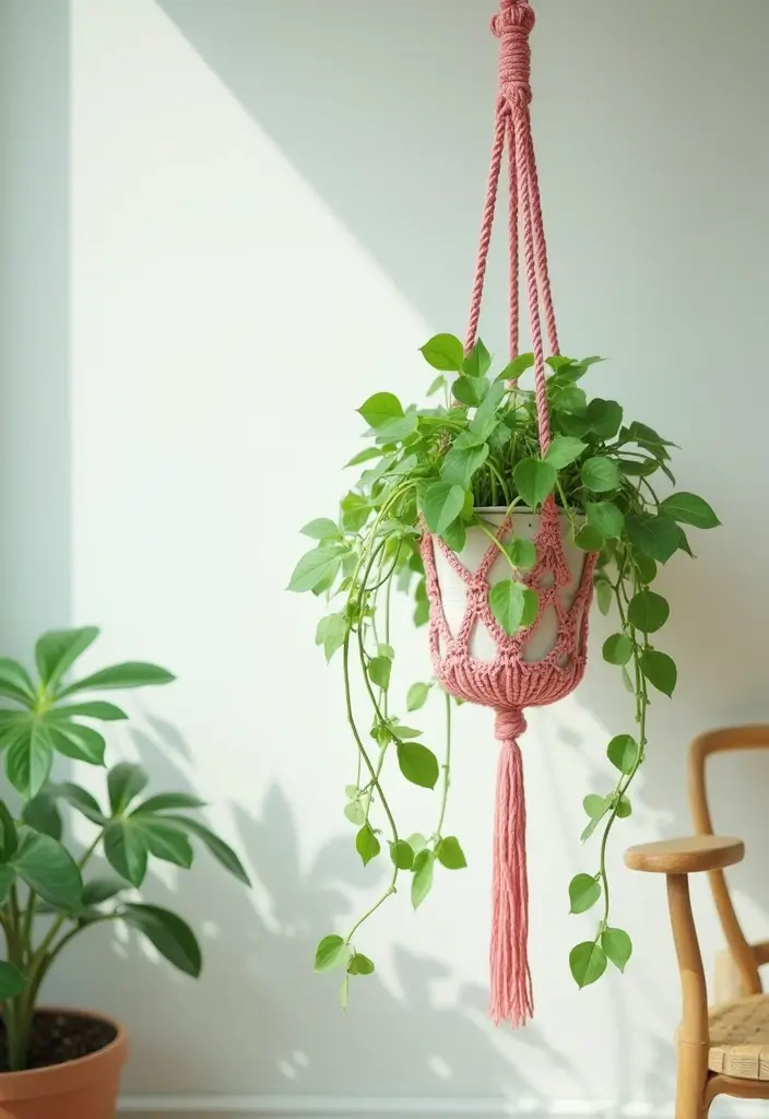 26 Step-by-Step Guides on How to Crochet for Beginners: Simple and Fun - 23. Crochet Plant Hangers: Elevate Your Greens