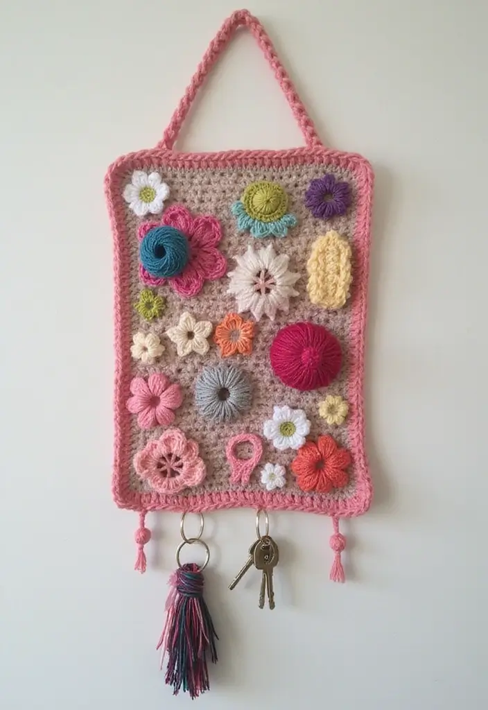 26 Step-by-Step Guides on How to Crochet for Beginners: Simple and Fun - 26. Crochet Key Holders: Stay Organized with Style