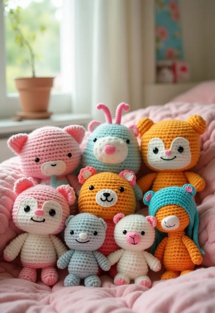 26 Step-by-Step Guides on How to Crochet for Beginners: Simple and Fun - 5. Amigurumi: The Adorable World of Crocheted Toys