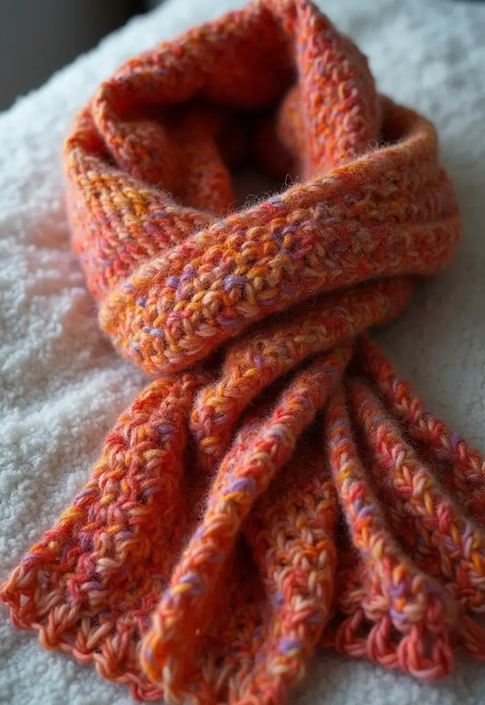 26 Step-by-Step Guides on How to Crochet for Beginners: Simple and Fun - 6. Crochet Scarves: A Beginner's Best Friend