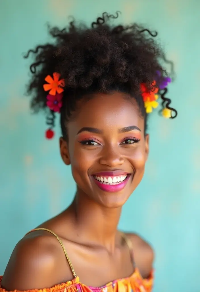 27 Beautiful Crochet Styles for Black Women: Elegant and Modern - 12. Puff Styles