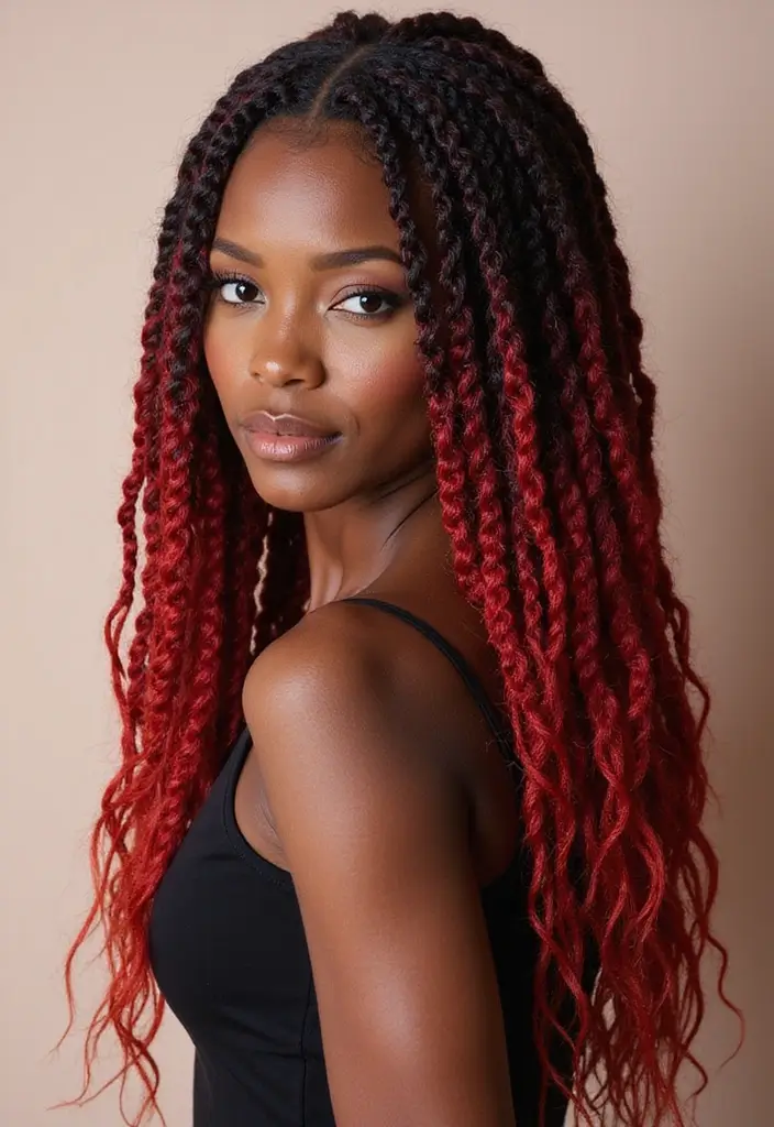 27 Beautiful Crochet Styles for Black Women: Elegant and Modern - 2. Senegalese Twists