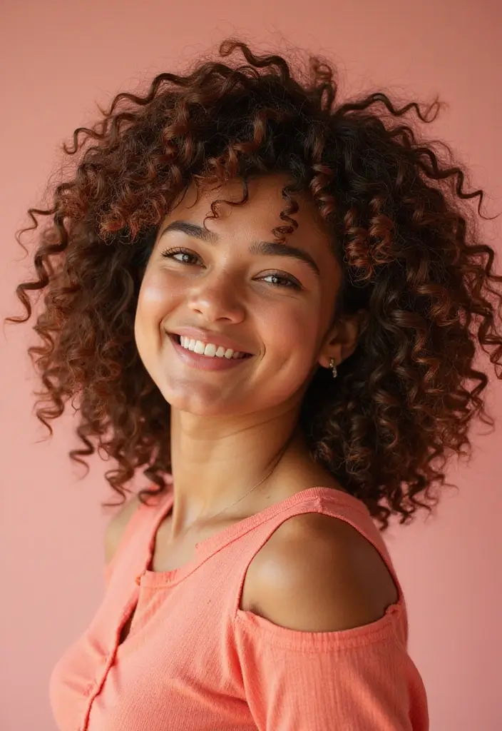 27 Beautiful Crochet Styles for Black Women: Elegant and Modern - 20. Spiral Curls