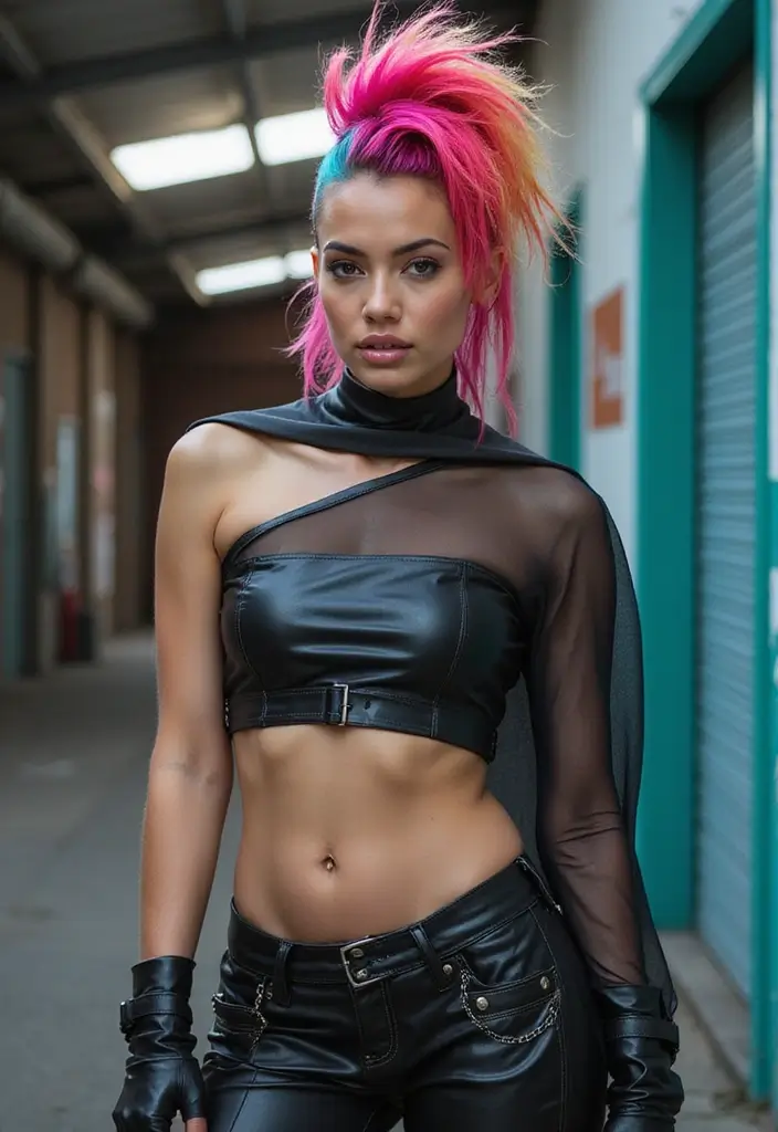 27 Beautiful Crochet Styles for Black Women: Elegant and Modern - 26. Modern Mohawk Styles