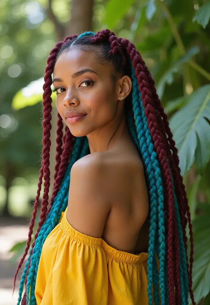 27 Beautiful Crochet Styles for Black Women: Elegant and Modern - 5. Crochet Braids