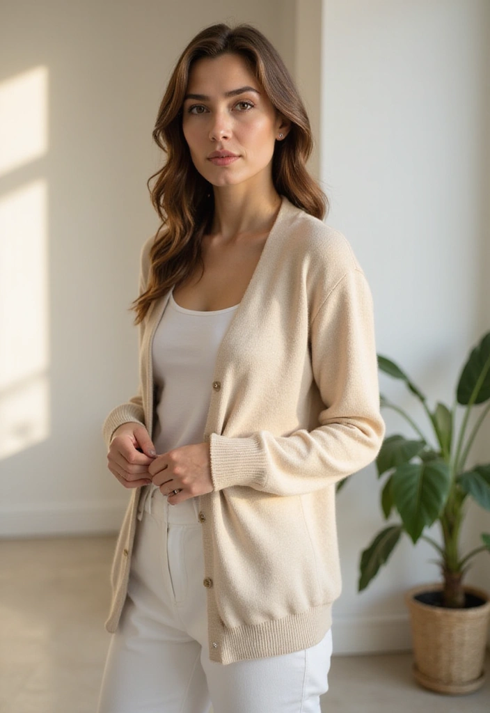 27 Crochet Cardigan Pattern Free Women Designs for Every Season - 26. Minimalist Cardigan