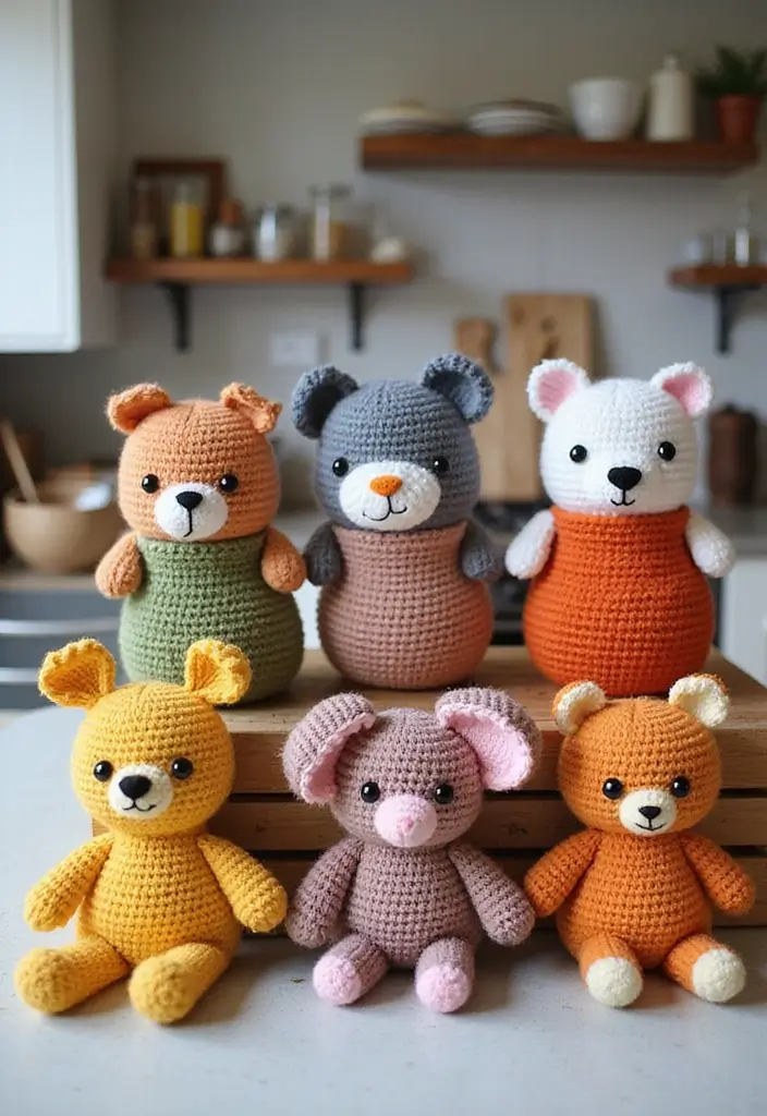 27 Crochet Pot Holders Free Pattern Designs for Your Kitchen - 15. Animal-Shaped Pot Holder