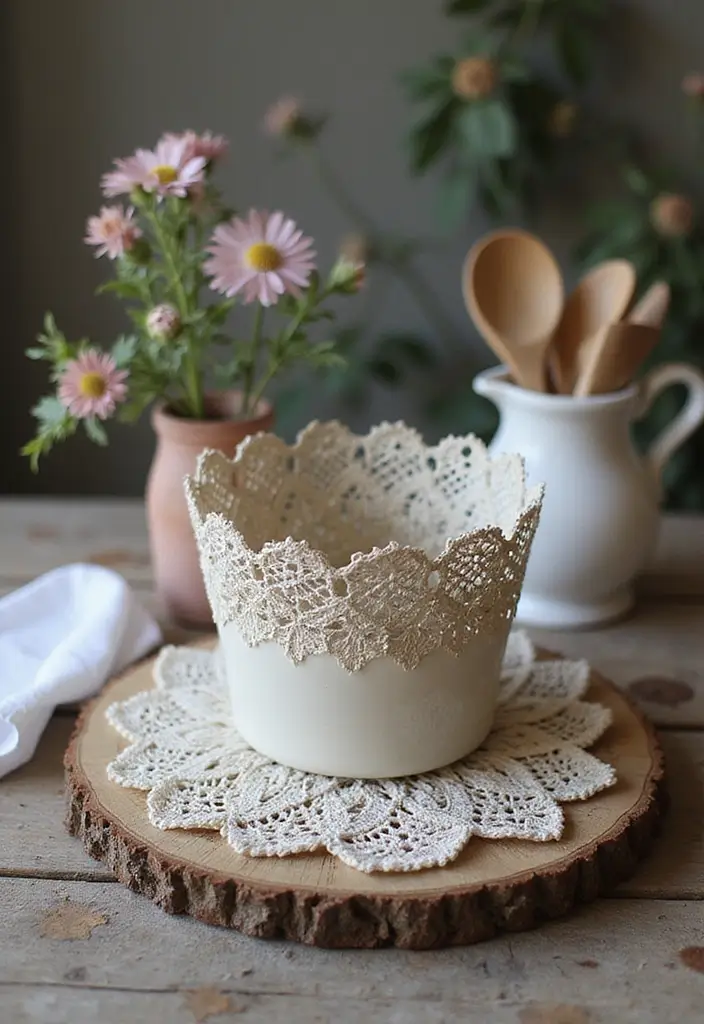 27 Crochet Pot Holders Free Pattern Designs for Your Kitchen - 17. Vintage Lace Pot Holder