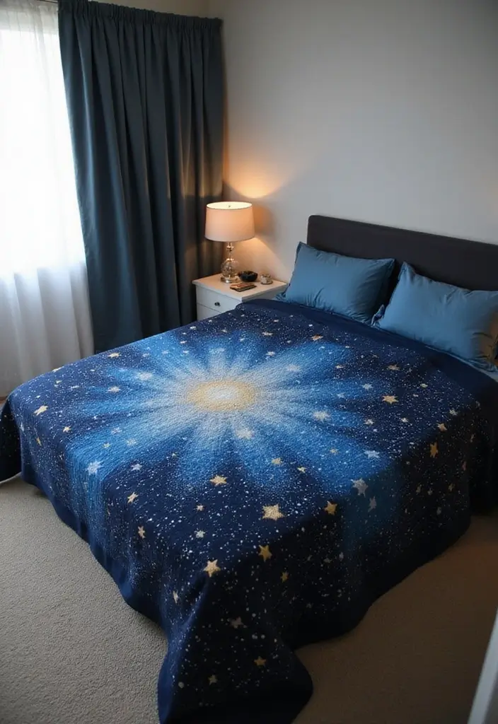 27 Mosaic Crochet Patterns Free Charts Full of Colors and Texture - 10. Starry Night Afghan