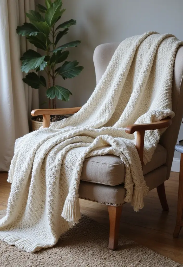 27 Mosaic Crochet Patterns Free Charts Full of Colors and Texture - 25. Textured Knit Look Blanket