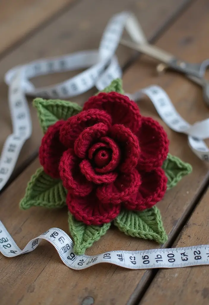 28 Creative Guides on How to Crochet a Flower for Decoration - 2. Elegant Crocheted Rose