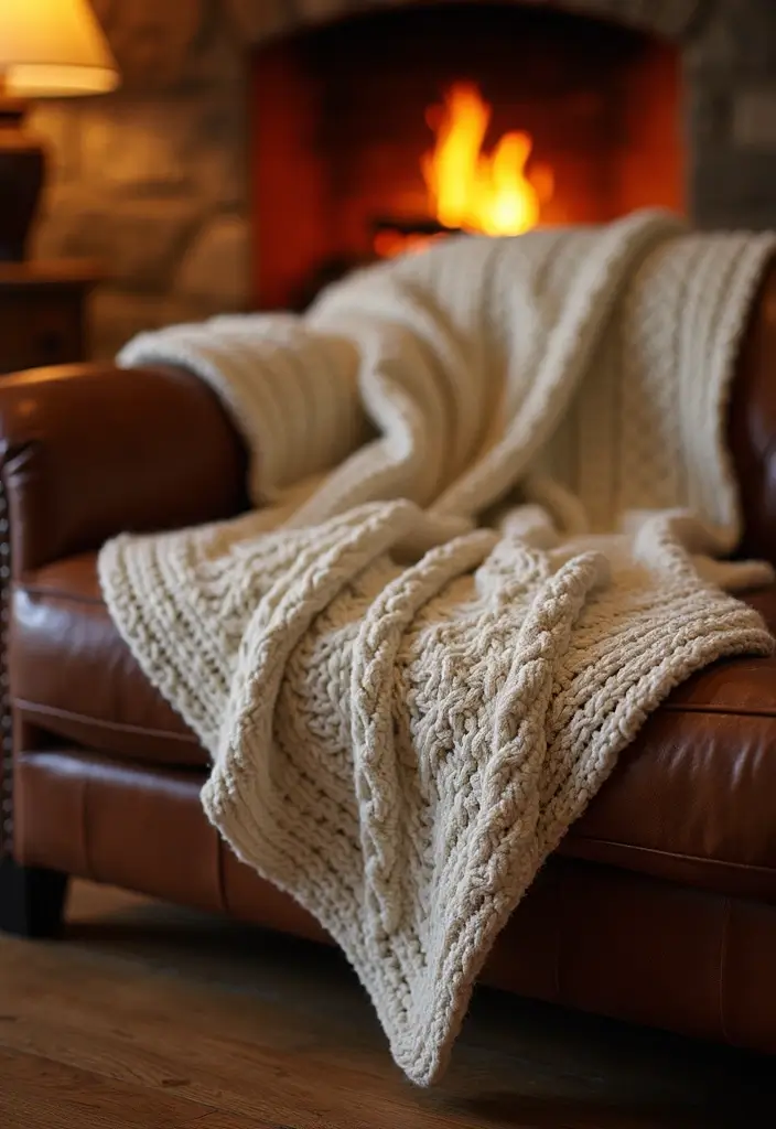 28 Free Crochet Patterns for Afghans: Cozy and Timeless Designs - 14. Cozy Cables