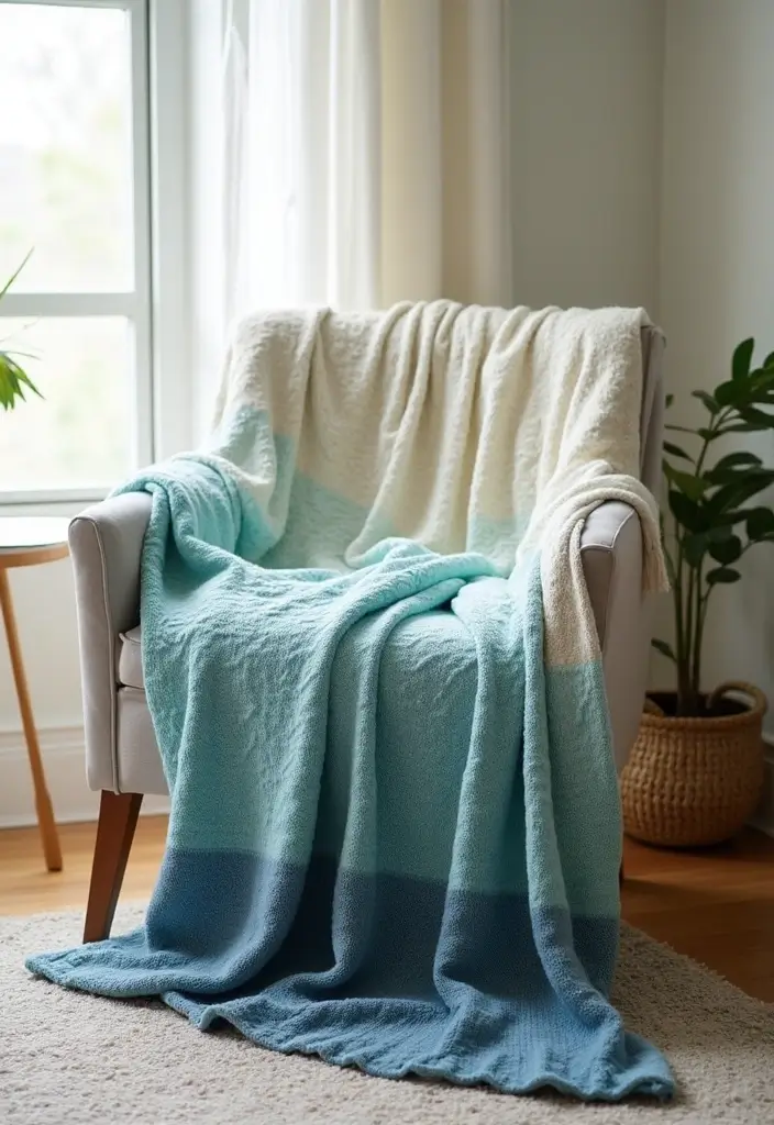 28 Free Crochet Patterns for Afghans: Cozy and Timeless Designs - 20. Ombre Elegance