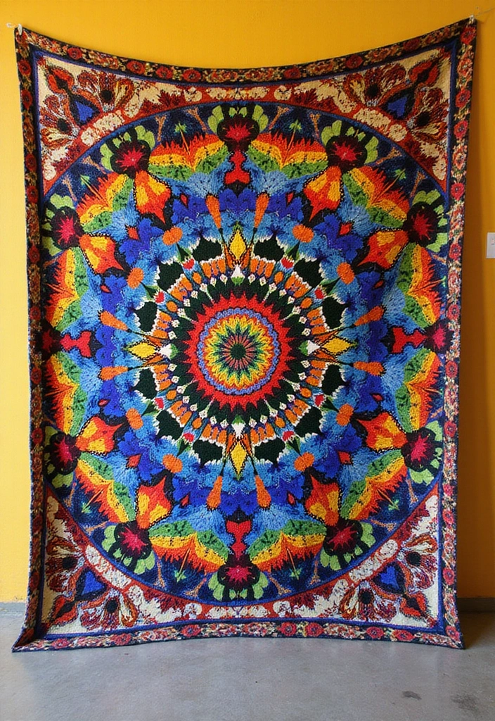 28 Free Crochet Patterns for Afghans: Cozy and Timeless Designs - 25. Mosaic Magic