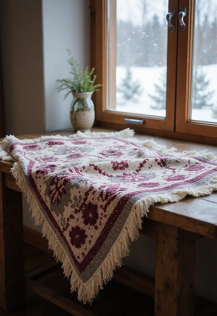 28 Free Crochet Patterns for Afghans: Cozy and Timeless Designs - 8. Nordic Knits