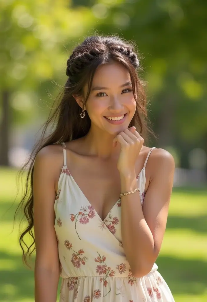 28 Half Braids Half Crochet Hairstyles: Stylish Looks to Inspire - 14. Whimsical Half-Up Style with Twisted Braids