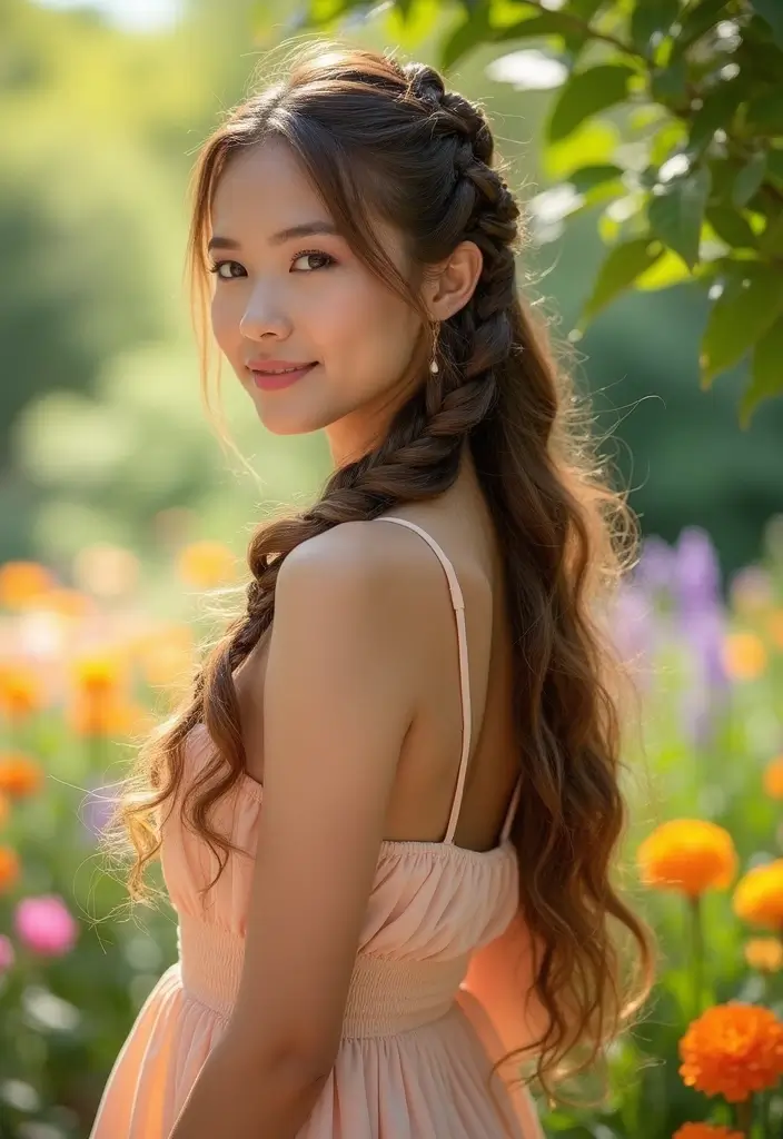 28 Half Braids Half Crochet Hairstyles: Stylish Looks to Inspire - 16. Versatile Twisted Half-Braids
