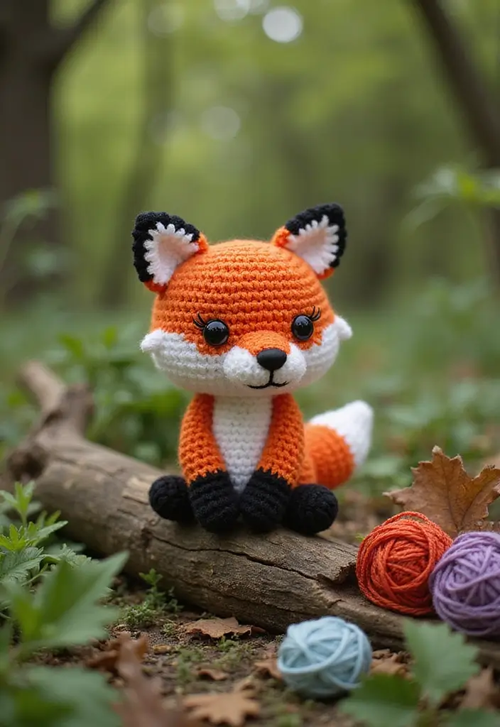 28 Patrones de Crochet de Animales Tiernos para Regalar o Decorar - 9. Zorro de Crochet